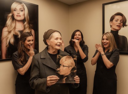 A szalonból nevetve zavarták ki az idős hölgyet, amikor megmutatta a frizura fotóját.