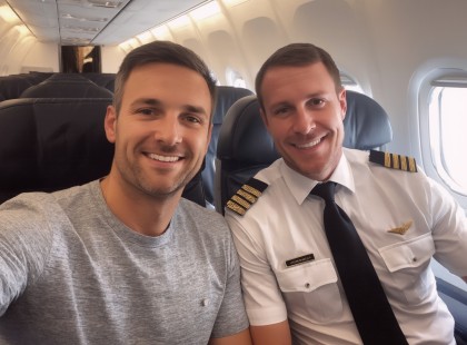 ✈️ A repülőgép kapitánya észrevett egy férfit, aki kísértetiesen hasonlított rá – percekkel később valami szörnyűségre derült fény ??