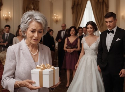 Nem állnál inkább a mosdó falához, nehogy elrontsd az esküvői fotókat az öregségeddel?” – mondta nekem a menyem a fiam esküvője napján