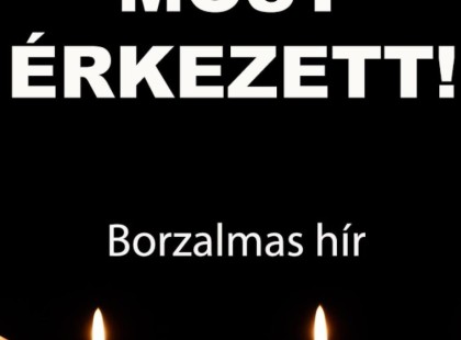 1 perce érkezett! Gyászba borult az ország – Szörnyű hírt kaptunk ma reggelre – nagy név távozott közülünk!