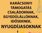 🎄 Egyszeri karácsonyi támogatás családoknak, egyedülállóknak és nyugdíjasoknak – pénzben vagy ajándékcsomag formájában 🎁