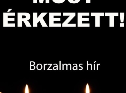 1 perce érkezett! Gyászba borult az ország – Szörnyű hírt kaptunk ma reggelre – nagy név távozott közülünk!