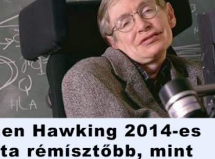 Stephen Hawking 2014-es jóslata rémísztőbb, mint valaha ? Óriási veszélyre figyelmeztetett.