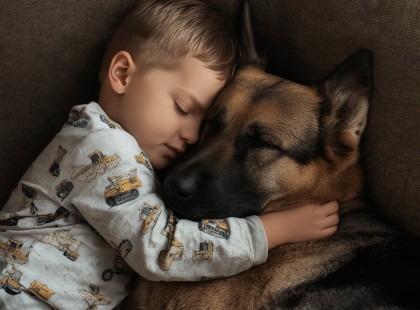 A kisfiú és a kutyája együtt aludtak el a kanapén – a szülők reggel beléptek a szobába, és amit láttak, arra soha nem lesznek képesek elfelejteni…” ??