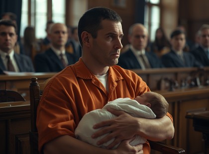 A rab, aki életfogytiglant kapott, csak egy dolgot kért – hogy egyszer láthassa újszülött fiát. De amikor karjába zárta a kisbabát, olyasmi történt, amit senki sem várt ??