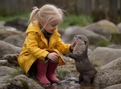 A kislány még nevetett, amikor a vidra odaugrott hozzá… de amit utána mondtak, mindenkit sokkolt ?