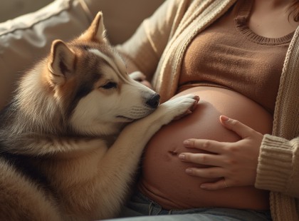 Amióta megtudtam, hogy terhes vagyok, a kutyám nem mozdult a hasamról – de amikor a férjem rám tette a kezét, morogni kezdett… azt hittem, csak féltékeny. Aztán kiderült az igazság.” ??