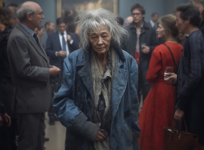 Megsajnáltam és beengedtem a galériámba egy hajléktalan nőt, akit mindenki megvetett – aztán odalépett egy festményhez, és azt mondta: „Ez