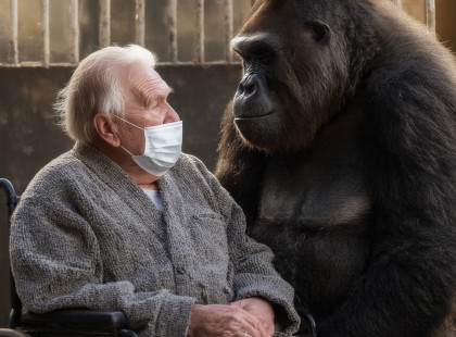 ? Egy férfi megmentett egy sérült gorillát az erdőben – évekkel később újra találkoztak, és amit a hatalmas állat tett, mindenkit megdöbbentett ??