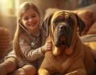 Az állatorvos nem akarta elhinni, amit látott: egy kislány puszta szeretetével nyugtatta meg az óriási dán dogot 🥺