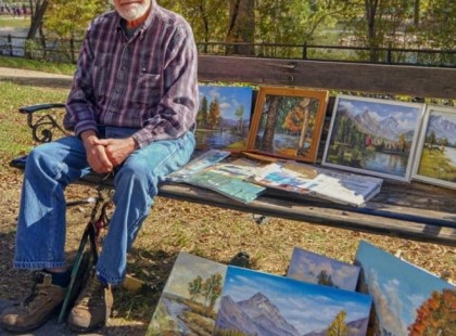 Csak egy festő voltam a parkban… aztán jött egy kislány, és vele együtt a csoda
