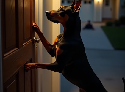 A csengőt egy KUTYA nyomta meg éjjel 3-kor – amikor rájöttünk, miért, sokkot kaptunk!” ??