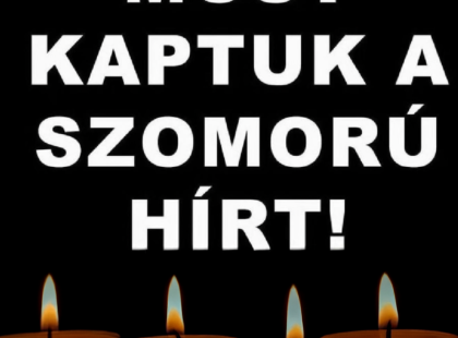 – éjszaka örökre lehunyta szemét… Most kaptuk a szomorú hírt !hatalmas név távozott közülünk!