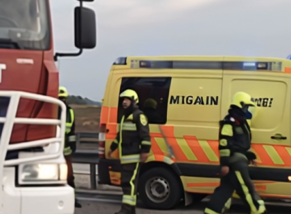 Óriási baleset az autópályán! Közel 5km-es a torlódás.....,30 perc az átjutási idő.