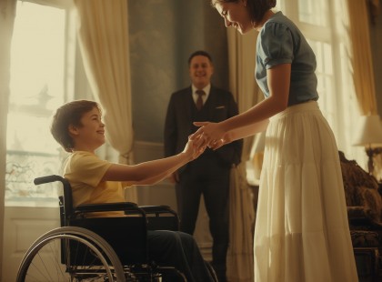 A milliárdos, a házvezetőnő és a lebénult kisfiú – egy tánc, ami mindent megváltoztatott ?✨