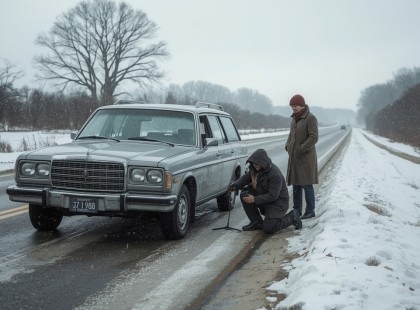 ❄️ Megálltam egy defekt miatt… és ezzel véletlenül felforgattam az életem!