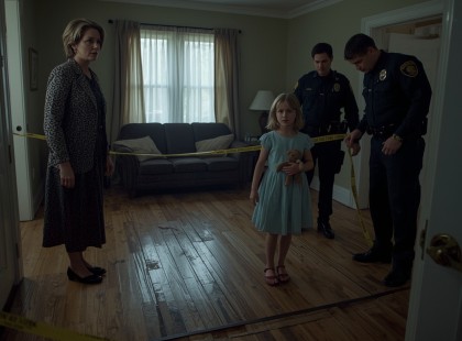 Egy kislány azt mondta: apu a padló alatt van… és igaza volt