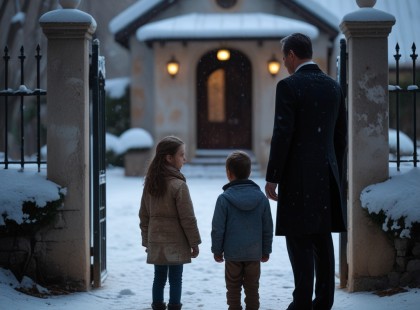 A jómódú ház tulajdonosa nem hitt a gyerekeknek – míg meg nem hallotta a kislány utolsó mondatát…