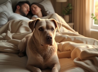 A kutya, aki nem mert elaludni – és a felvétel mindent elárult…