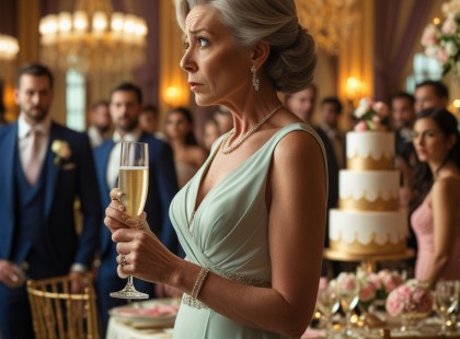 Az anyósom az esküvőmön akart beadni nekem valamit – de amikor kicseréltem a poharainkat, elszabadult a pokol!” ??