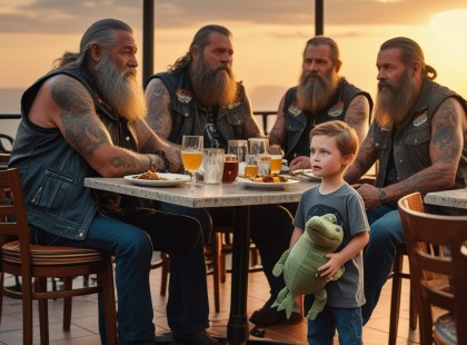 A kisfiú, aki egy vendéglő teraszán talált védelmezőkre