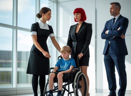 Megrázó jelenet: a vörös hajú mostohaanya bántó szavai ellen a házvezetőnő védte meg a fiút