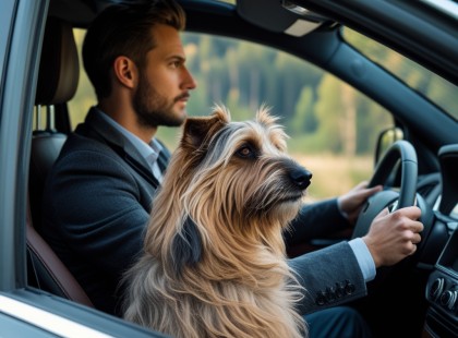 Vezetés közben figyelmeztette a kutyája… amit a férfi ezután észrevett, az hidegrázós! ??