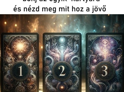 Három lapos cigánykártya jóslás 2026-ra - bökj az egyik kártyára és nézd meg mit hoz a jövő!