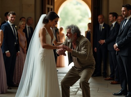 A templomban néma csend lett, amikor a vőlegény megszólalt: 'Ő a bátyám'