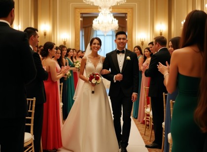 A menyasszony szándékosan megbotlott az oltár előtt – csak az anyja tudta, miért…