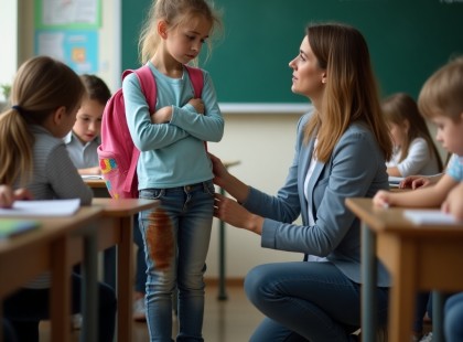 A harmadikos lány farmerján valami furcsát vett észre a tanár… perceken belül már mentőt kellett hívni