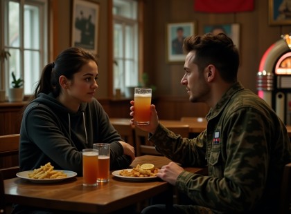 Csak egy nő ült a kocsmában. Aztán a négy katona tönkretette a saját jövőjét...