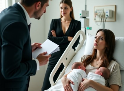 Három órával az ikrei születése után a férje válópapírokat tett elé – nem tudta, hogy most rúgta ki saját magát!