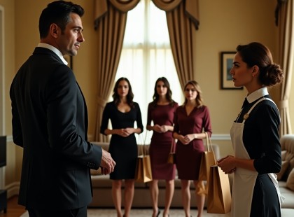 Négy nőnek adott luxuskártyát a milliárdos – de amit a takarítónő tett vele, arra senki sem számított!