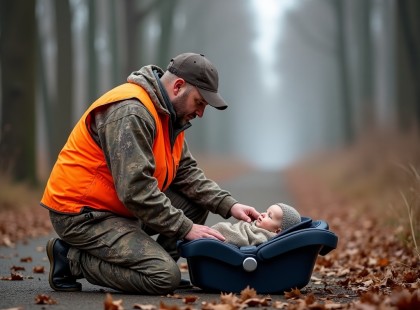 A fagyos erdőben olyat talált, amit soha nem felejt el – a kisfiú ma is él, Andrásnak köszönhetően!