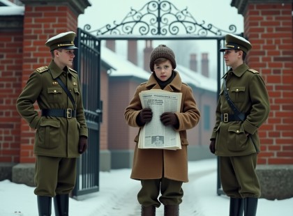 A katonák kinevették a kisfiút a laktanya előtt – Amit az ezredes tett, attól mindegyikük elsápadt!