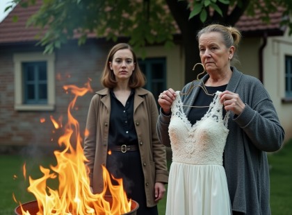 Az anyósom elégette a menyasszonyi ruhámat – a férjem válasza mindenkit megdöbbentett