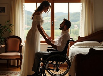 Tolószékes férfihoz kényszerítette anyám – a nászéjszakán derült ki a döbbenetes igazság