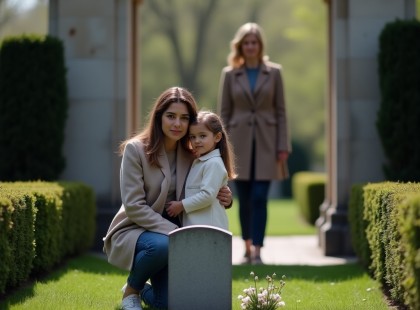 A gazdag üzletasszony ráripakodott a sírnál egy fiatal anyára — de a kislány egyetlen mondata mindent helyre tett