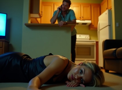 A feleség összeesett a nappaliban, de csak tettette… amit ezután megtudott a férj telefonján keresztül, arra nincsenek szavak!