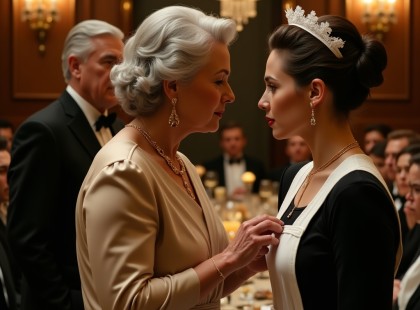 A pincérnő nyaklánca leleplezte az igazságot – az egyik leggazdagabb nő lánya volt végig