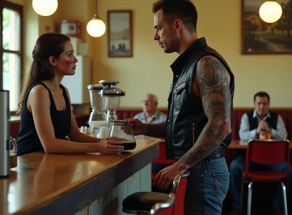 Nem nézett félre: egy motoros kiállt a bántalmazott pincérlányért, és ezzel példát mutatott egy egész városnak