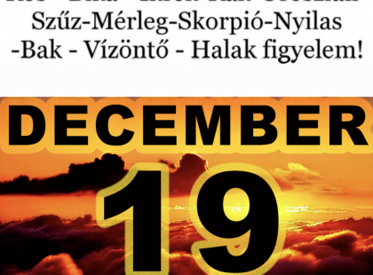 Hatalmas változást hoz a PÉNTEK!PÉNTEKI horoszkóp ? Cikk a hozzászólásoknál >>>