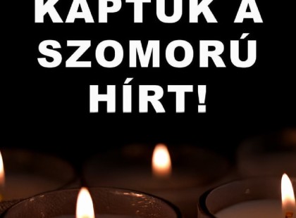 1 perce érkezett! – Szörnyű hírt kaptunk – nagy név távozott közülünk!