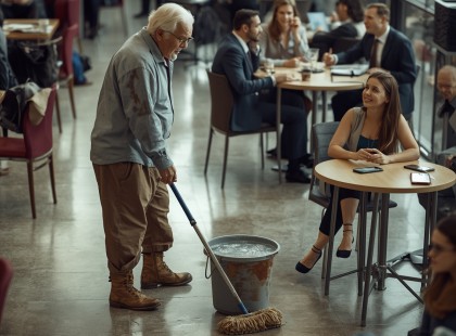 A főnök takarítónak öltözve jött vissza – amit látott, összetörte a szívét