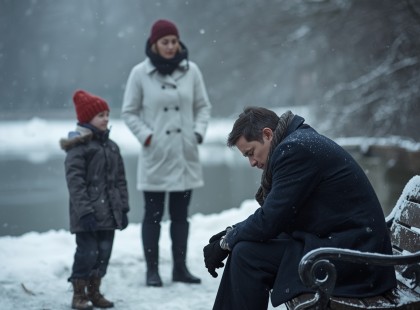 Egy férfi, aki csak csendben ült a parkban – és egy gyerek, aki észrevette