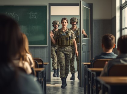 A gyerekek kinevették, amikor azt mondta, mivel foglalkozik az anyja – 10 perccel később fegyveres egység tört be a tanterembe, és mindenki elnémult