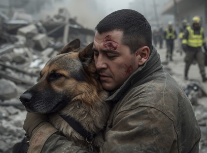 Már mindenki halottnak hitte őket – aztán egy ugatás törte meg a csendet a romok alatt