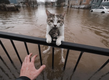 Szívmelengető macskamentő történet…