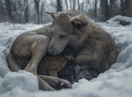 A fagyos erdőben feküdt napok óta – mégis életben maradt